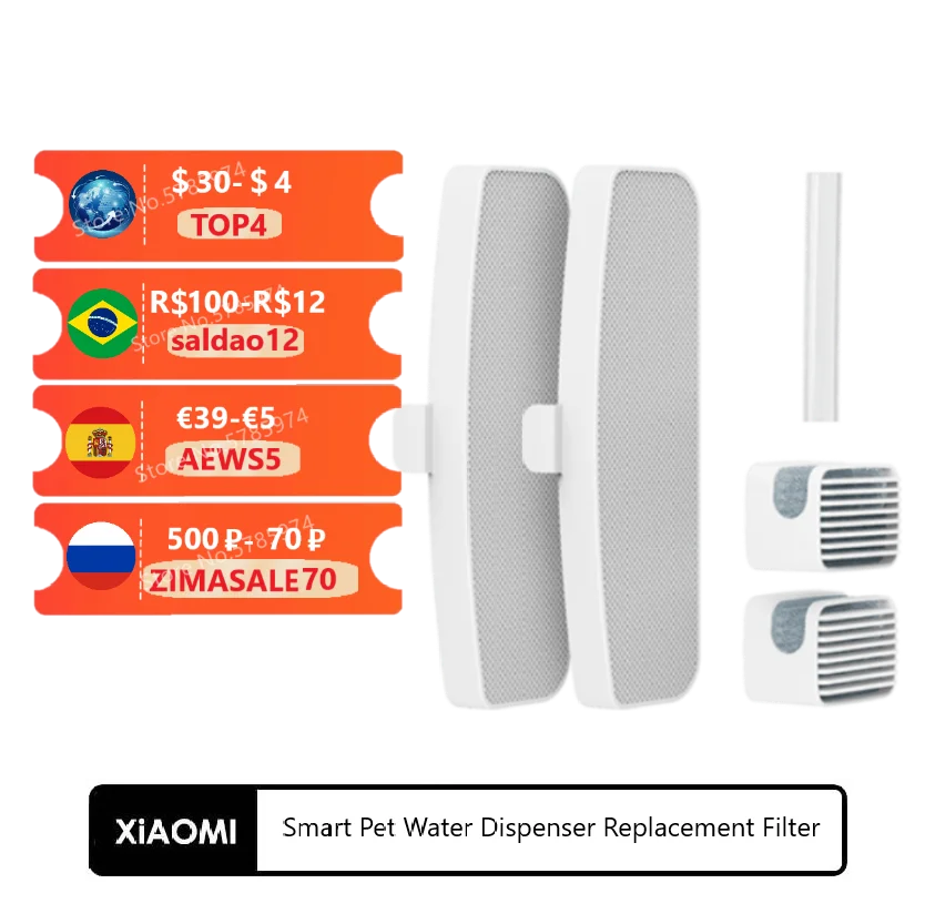 Умный дозатор воды для домашних животных Xiaomi автоматический бесшумный диспенсер