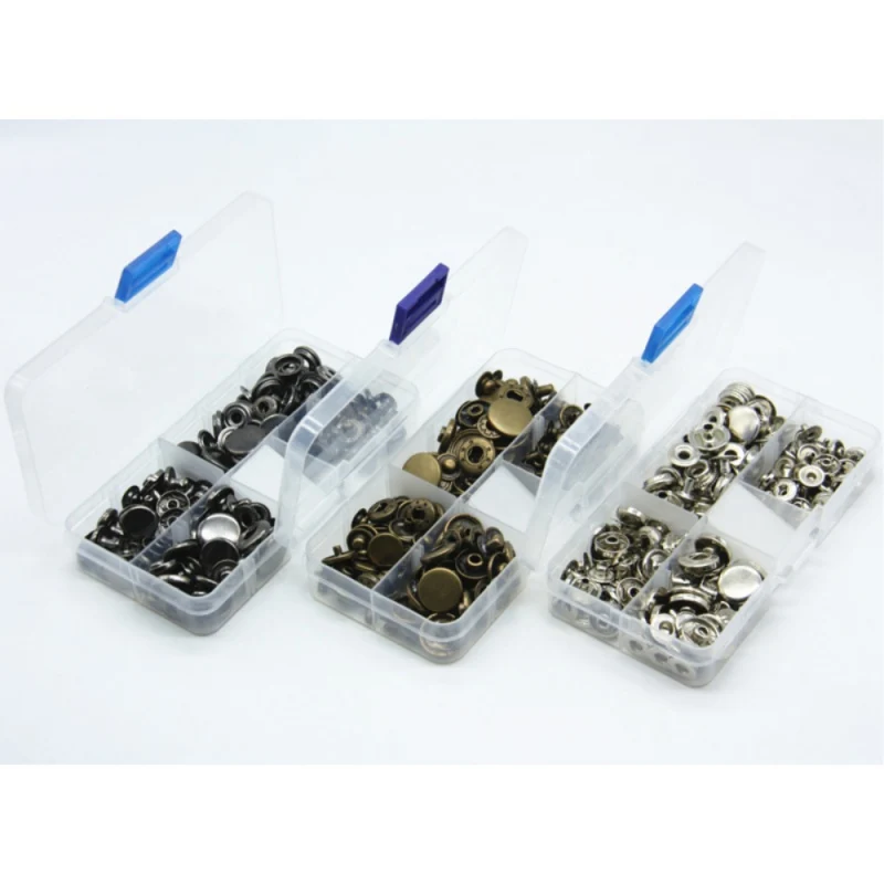 50 комплектов в упаковке. Кнопка заклепки металлические пряжки комбинации. Одежда