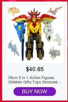 Деформационные игрушки 5 в 1 динозавр Рейнджерс Megazord сборка робот фигурки дети подарки на день рождения собранные динозавры