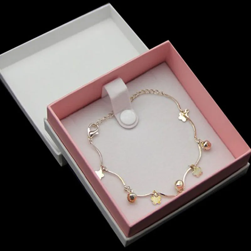 Коробка для ювелирных изделий 50 шт./лот Подарочная коробка с подвеской ожерелий