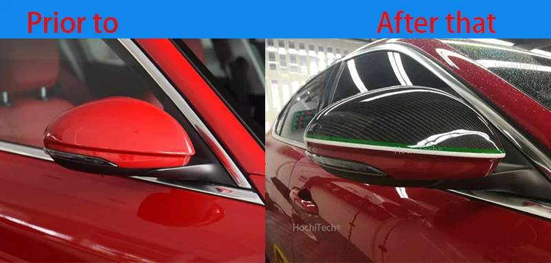 Для Alfa Romeo Giulia- Настоящее углеродное волокно Добавить-на автомобиль заднего вида боковое зеркало крышка s оболочка итальянский флаг Стиль