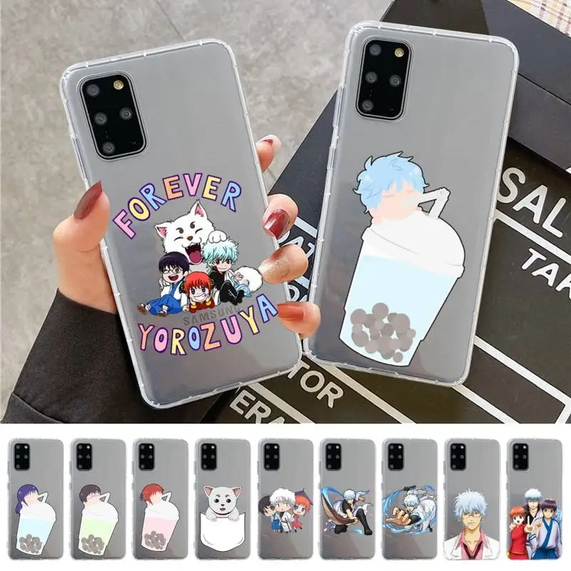 

YNDFCNB GINTAMA Phone Case For Samsung A 10 20 30 50s 70 51 52 71 4g 12 31 21 31 S 20 21 plus Ultra