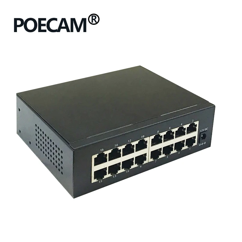 16 портов мини Ethernet сетевой концентратор переключатель применение фабрика Totel Share