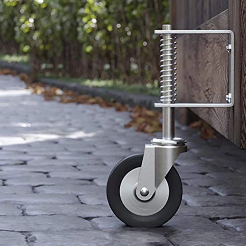 Подпружиненный ролик для ворот 4 дюйма черный | Автомобили и мотоциклы