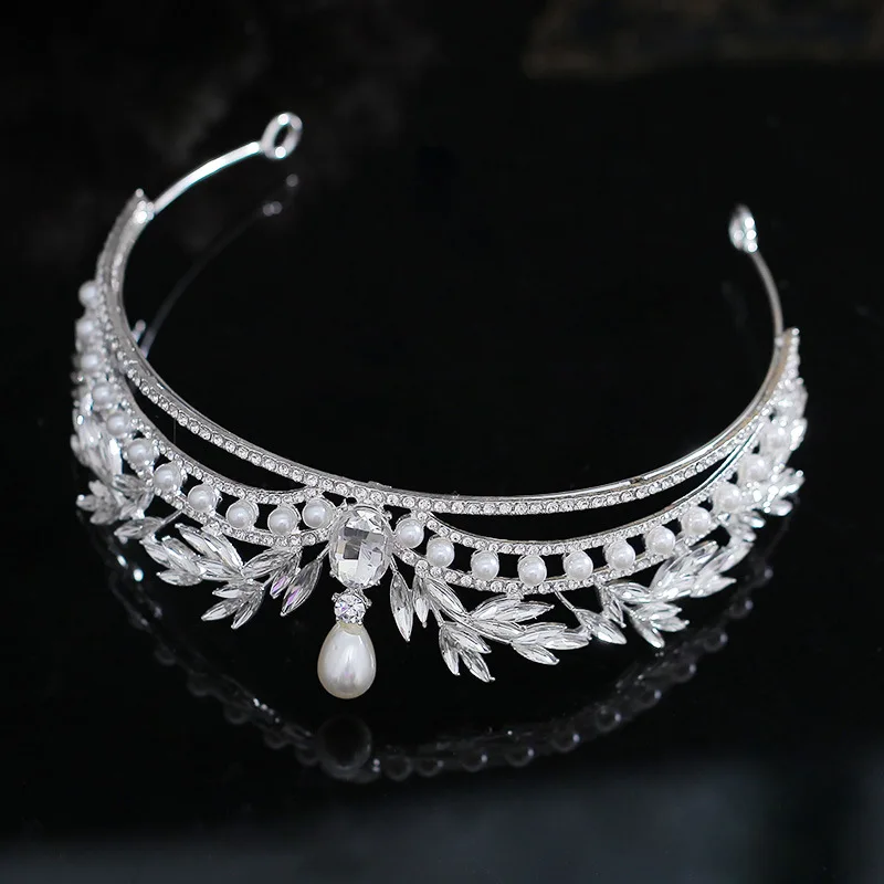 CC винтажные короны свадебные аксессуары для волос женщин подружки невесты