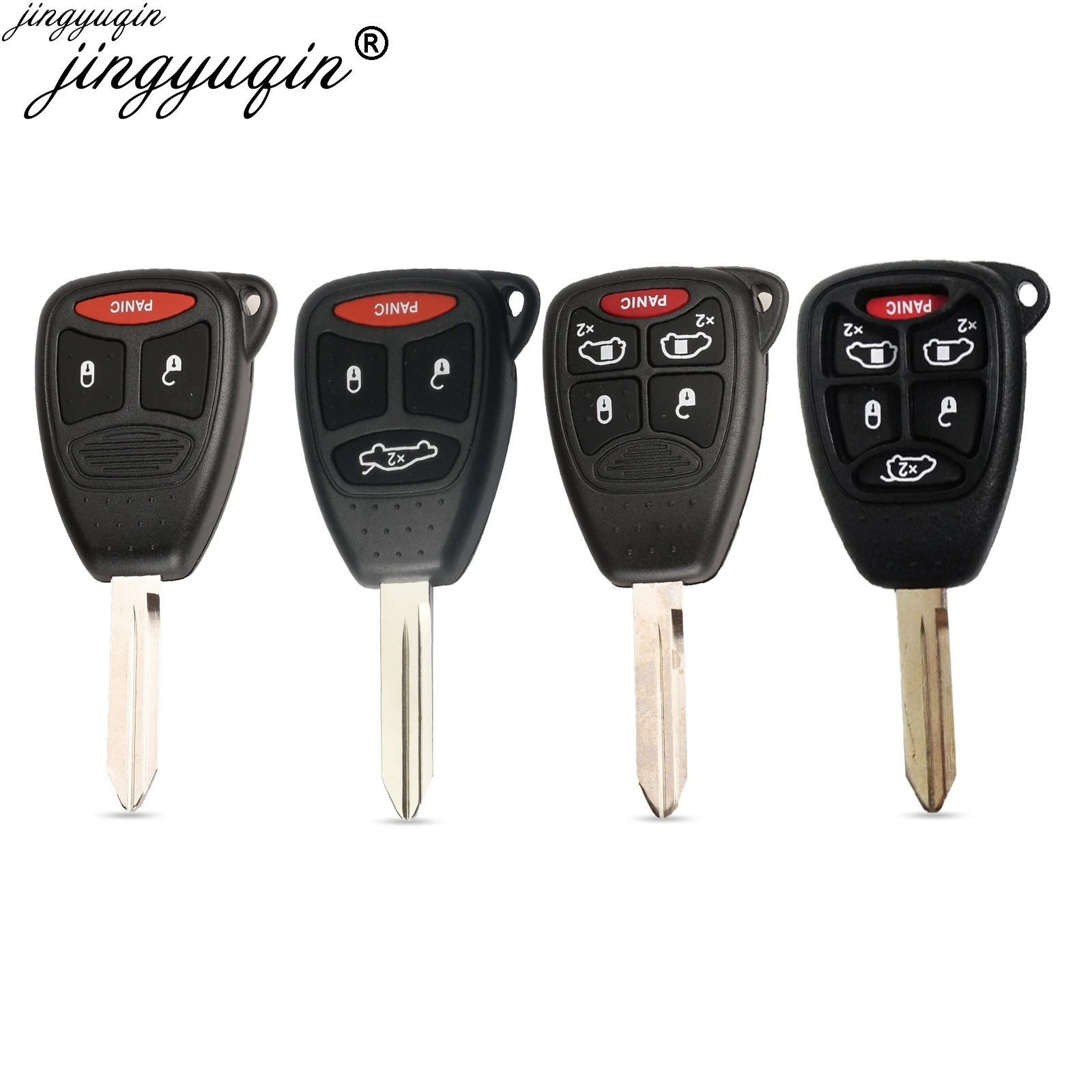 Брелок для Chrysler 300 Aspen Dodge Dakota Durango Jeep Grand Cherokee 2/3/4/5/6 кнопки чехол автомобильного