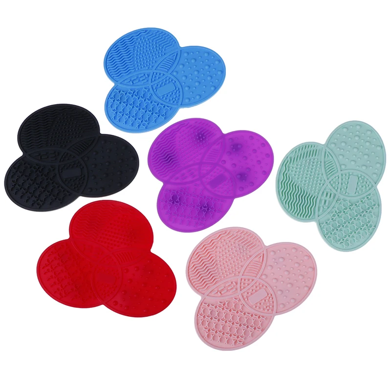 Силиконовая щетка для макияжа коврик чистки матовая кисть инструменты мытья