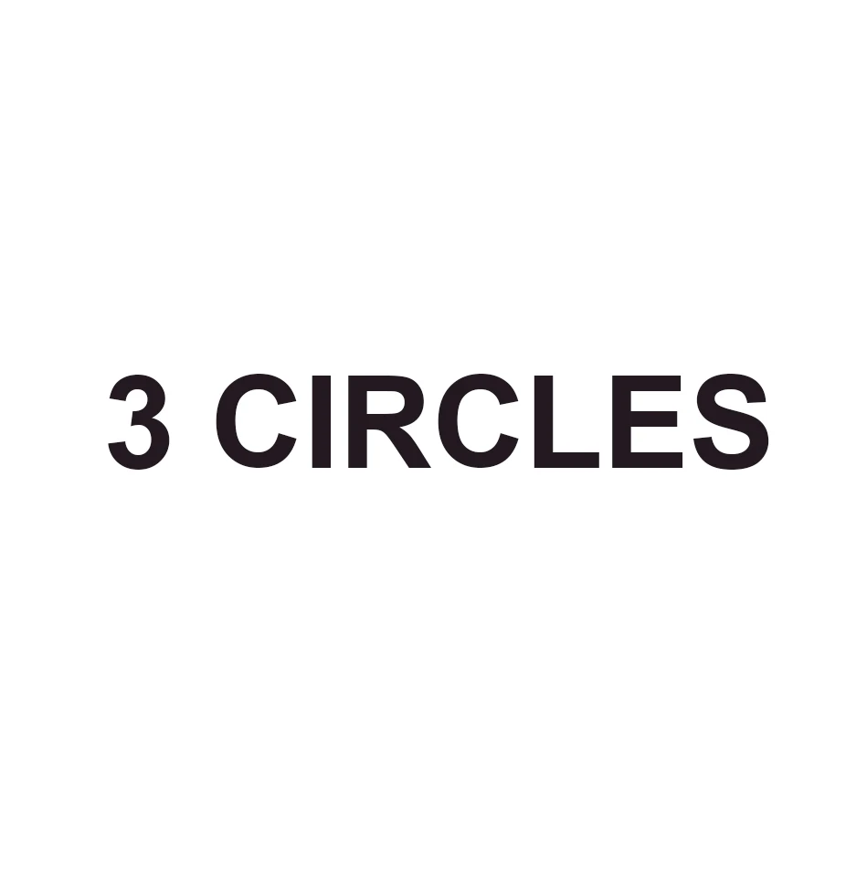 three circles Amxiu, на заказ, 2-6 наименований, браслеты, 925 пробы, серебряные Круги, браслет для женщин, мужчин, S925 ювелирные изделия, персонализированный подарок на день Святого Валентина - Окраска металла: three circles