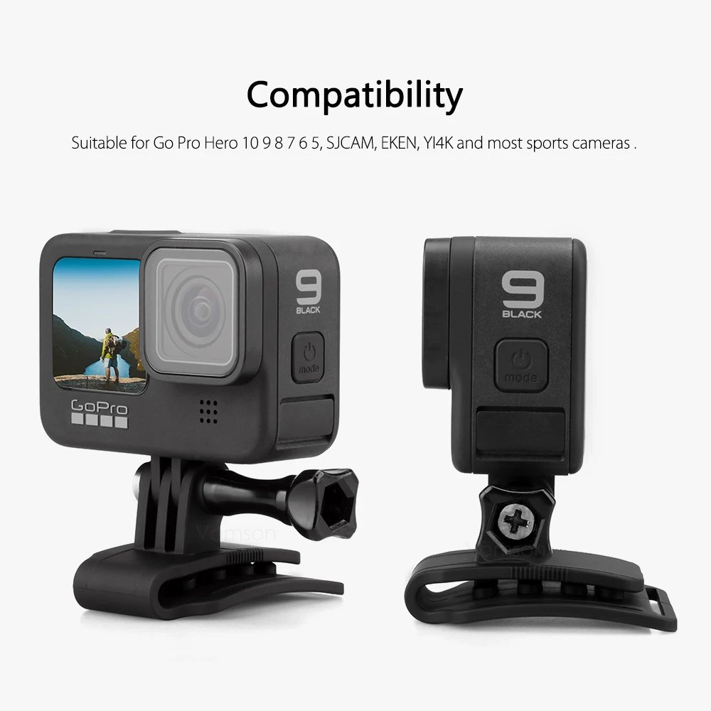 Комплект кронштейнов с зажимом для шляпы Vamson адаптером винтовой головкой и