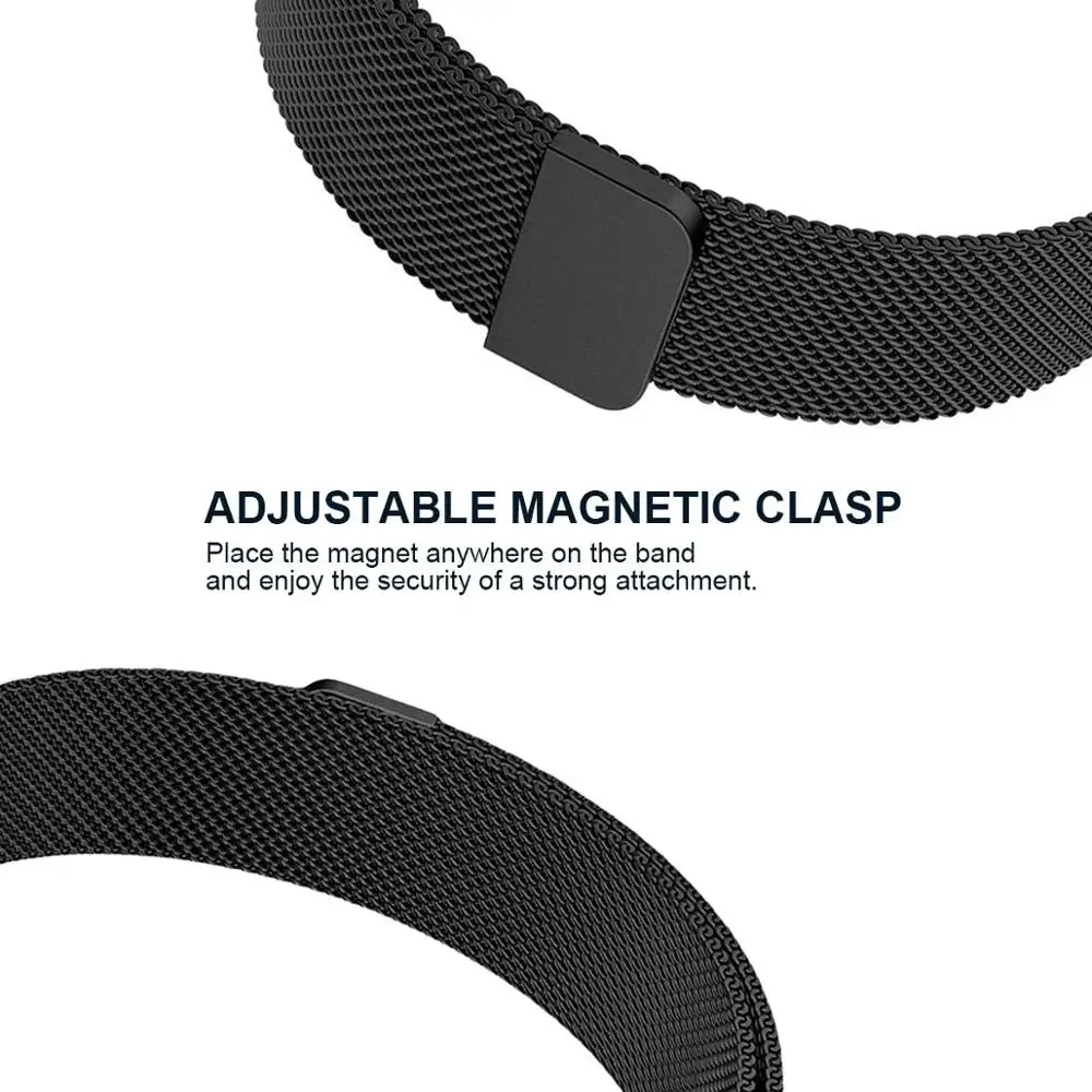 Совместим с 2 ремешками Fitbit Charge металлические сетчатые браслеты из нержавеющей