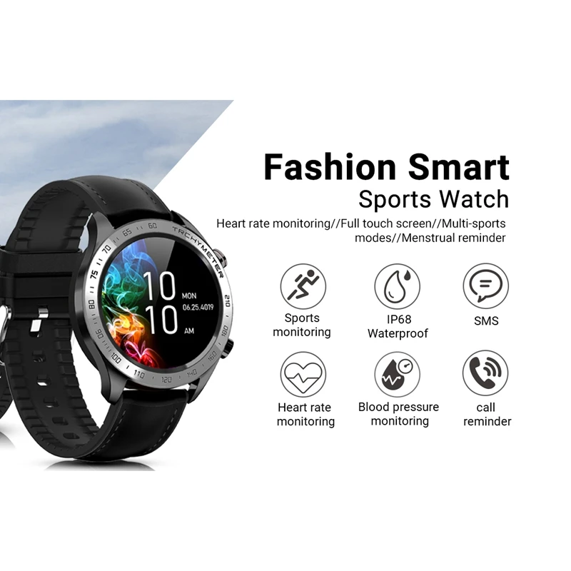 Умные часы R5 спортивные для мужчин и женщин водонепроницаемые фитнес с