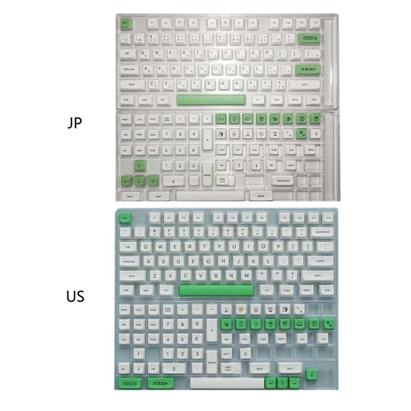 

Оригинальные колпачки для авокадо XDA, 137 клавиш/комплект, колпачки для сублимационной печати для MX Cherry GK61 64 68 96 126