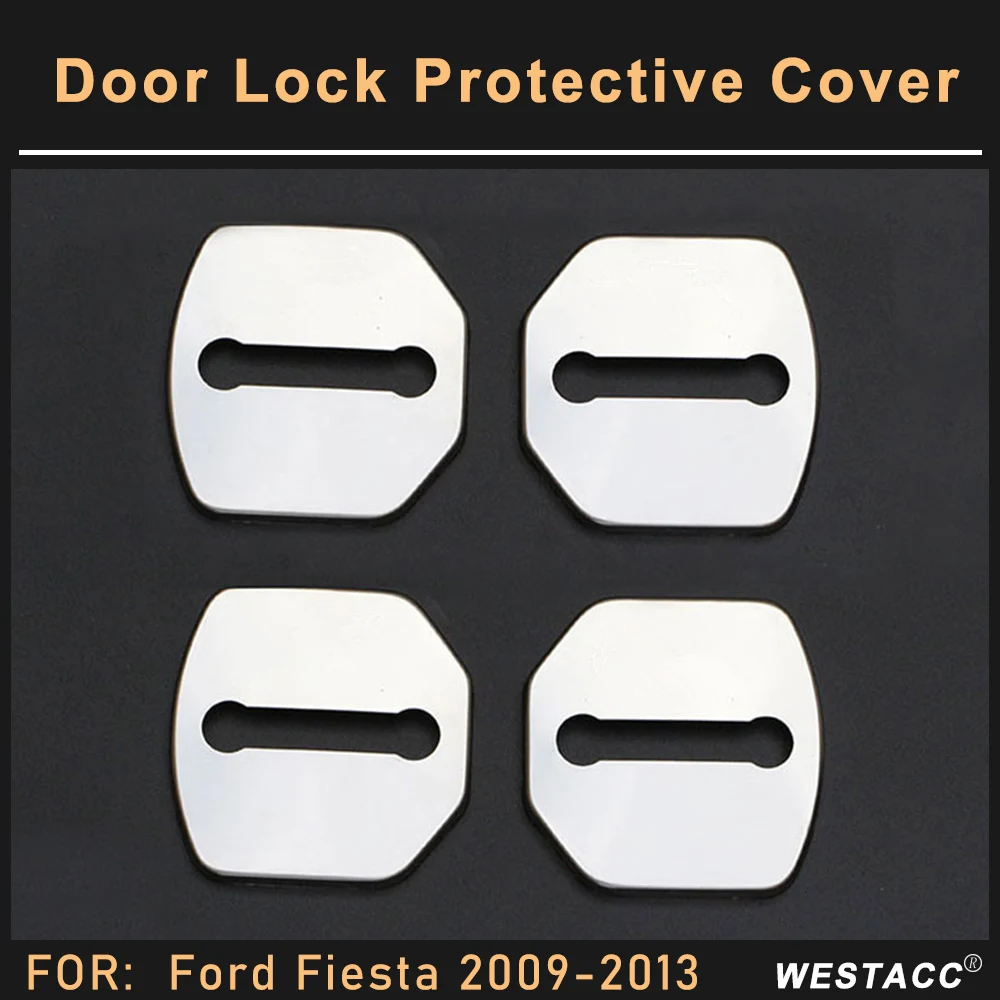 4 шт. пряжка для автомобильного дверного замка защитный чехол устойчивая к
