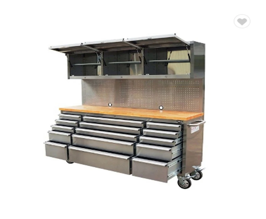 1 8 м большой инструмент из нержавеющей стали нагрудный гаражный верстак шкаф| |