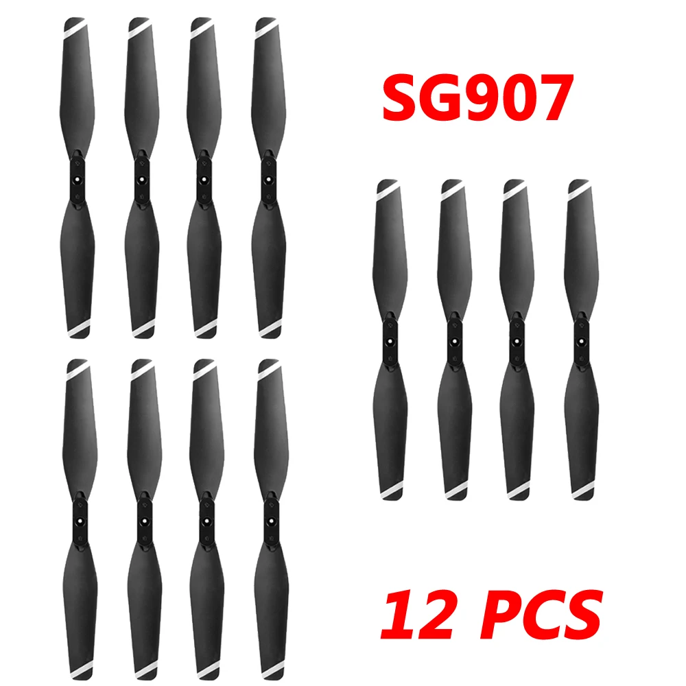 

12 шт. SG907 пропеллер Запасные Части RC Дрон складное лезвие костюм для SG907 RC вертолет Квадрокоптер основной аксессуар с лезвием