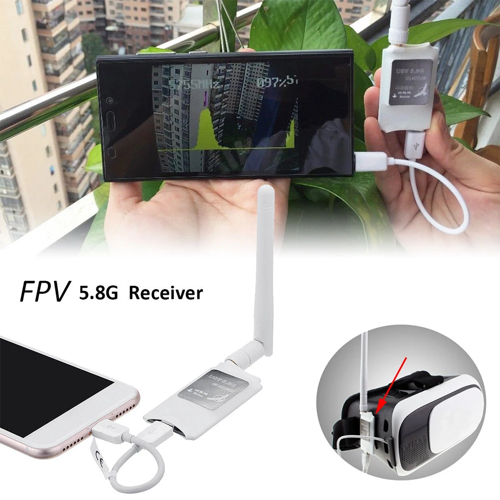 

5.8G USB Phone Collection Card Receiver Analog Signal Mini FPV OTG UVC GCS Transmission VR Pocket Portable High Precision