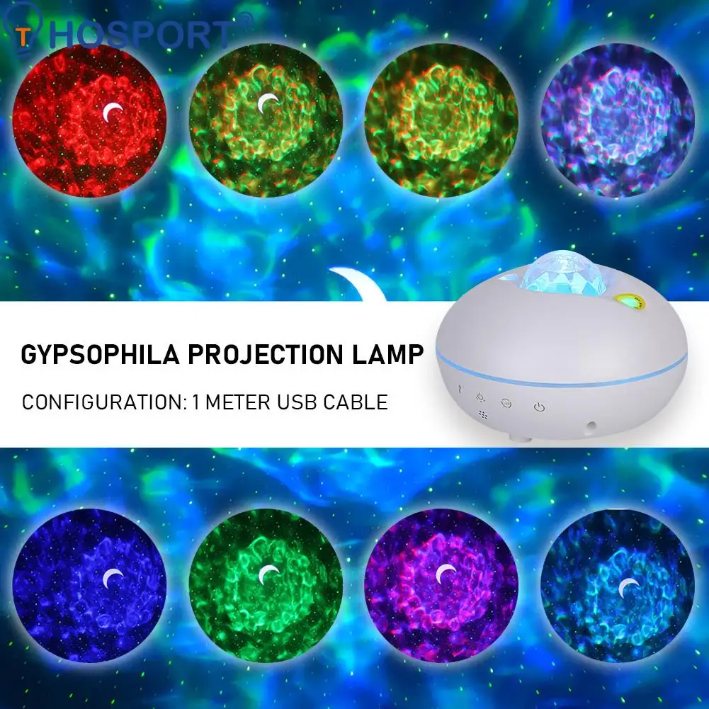 

Smart Remote Control Table Lamp Starry Sky Projection Night Light Colorful LED Galaxy Projector Lamp Children Bedroom Decoration