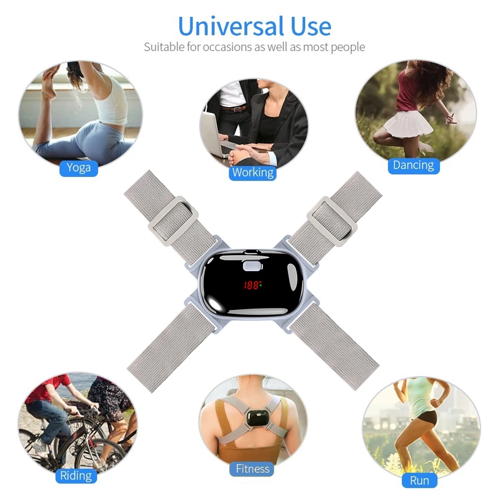 Умный Корректор осанки на спине пояс для тренировки плеч Интеллектуальный ЖК