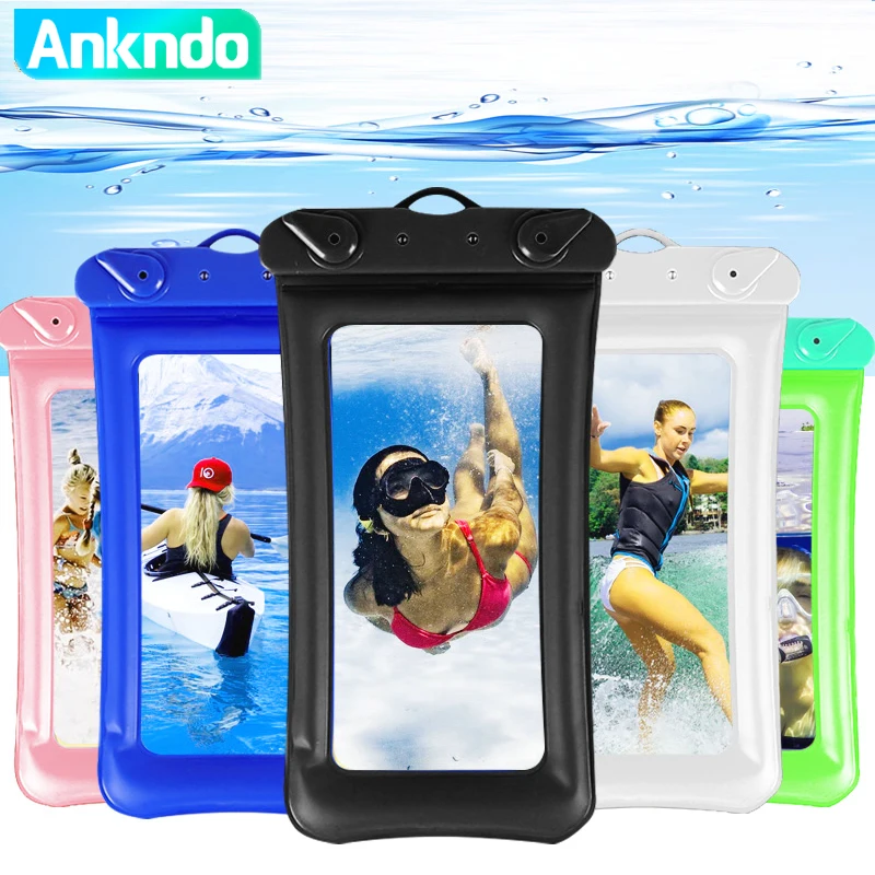 

Mobile Waterproof Case Bag For Phone Water Case protection Swimming Rafting Water Proof Touch Screen Case for Iphone Xiaomi