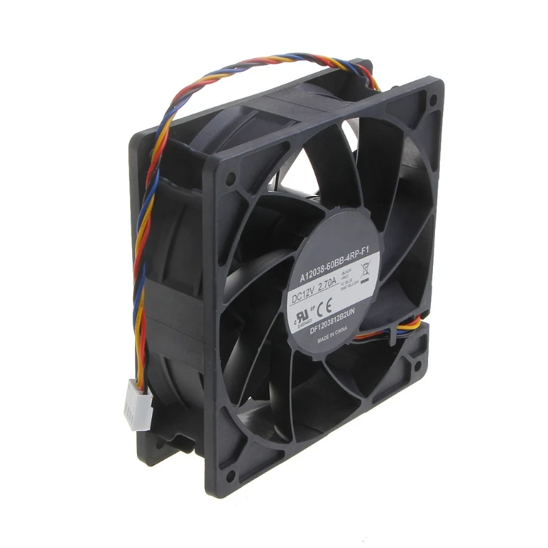 

2022 New A12038~60BB~4RP~F1 6000RPM Cooling Fan 120mm Chassis Radiator for Bitcoin Miner
