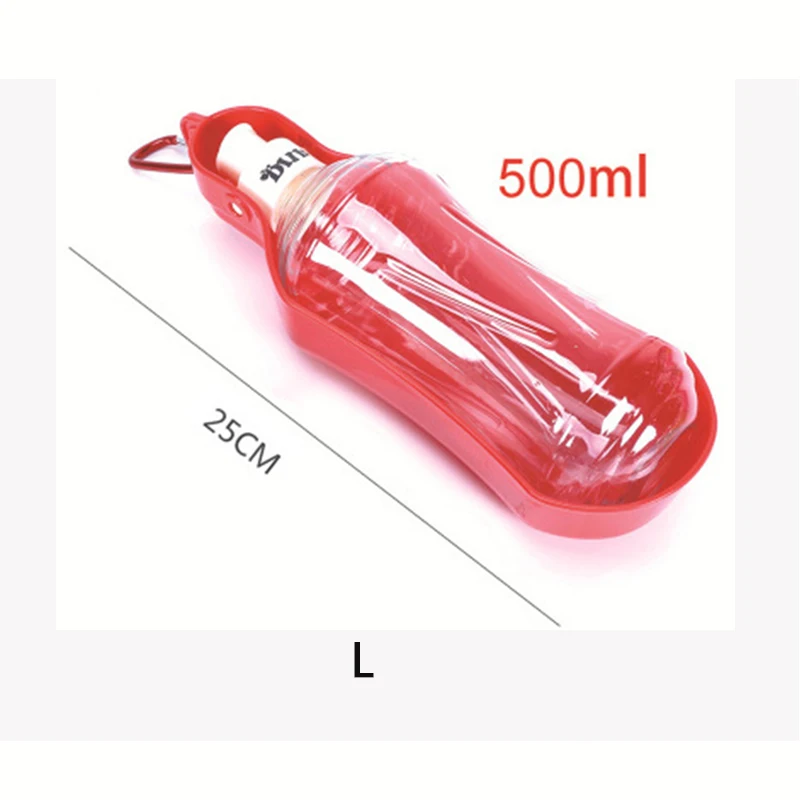 ПЭТ складной поилка собака кошка для путешествий портативный бутылка питьевой
