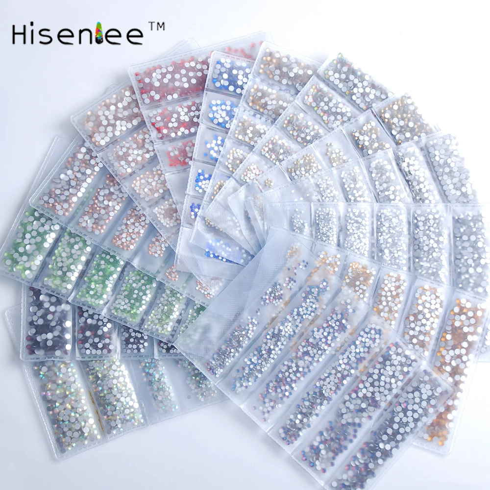 Высокое качество новинка 31 цвет маленькие Стразы для ногтей хрустальные стразы 3D