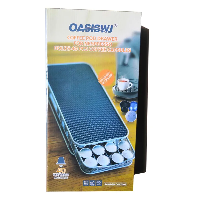 Oasiswj кофемашина основа Nespresso кофемашина для основания может положить 40 капсул