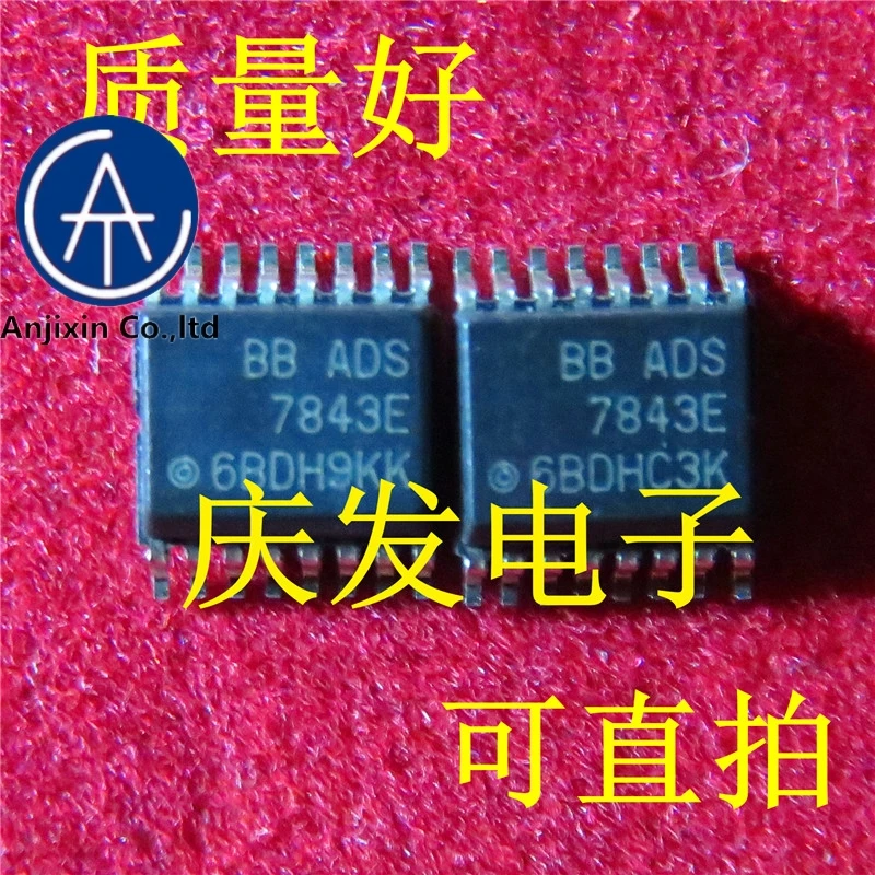 

10 шт., 100% оригинальный новый, 100% качество, в наличии, ADS7843E ADS7843 SSOP - 16 контроллер сенсорного экрана