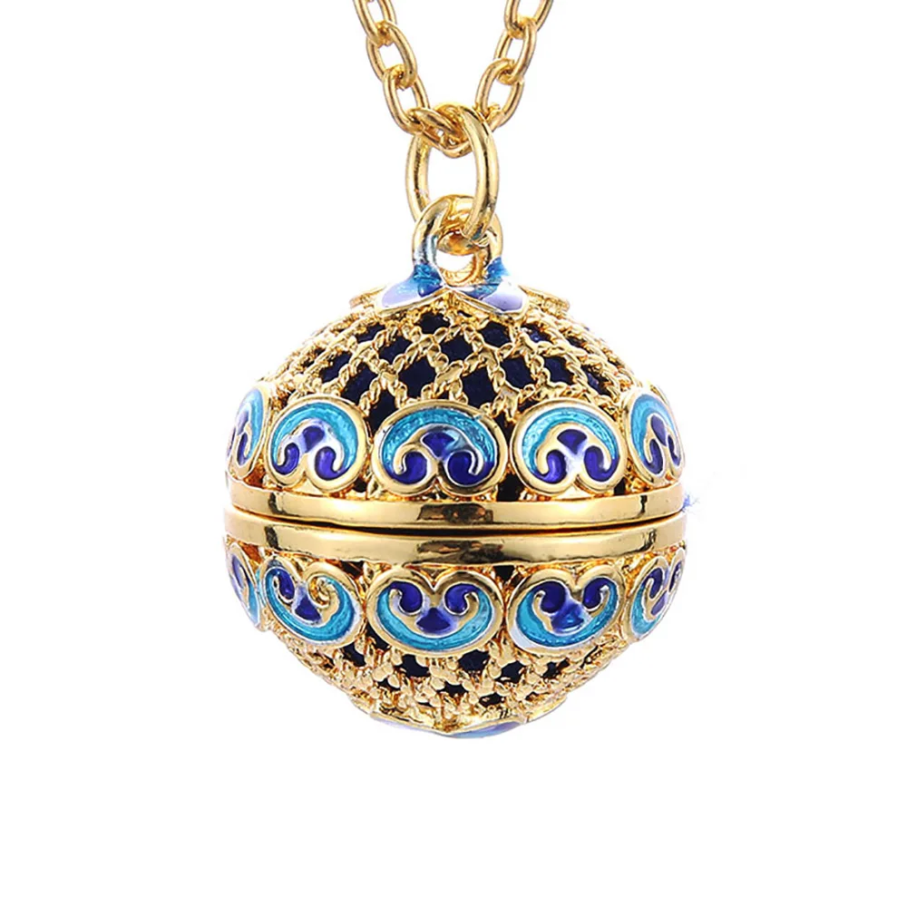 Ретро ароматерапия подвеска диффузор открытые медальоны картина маслом