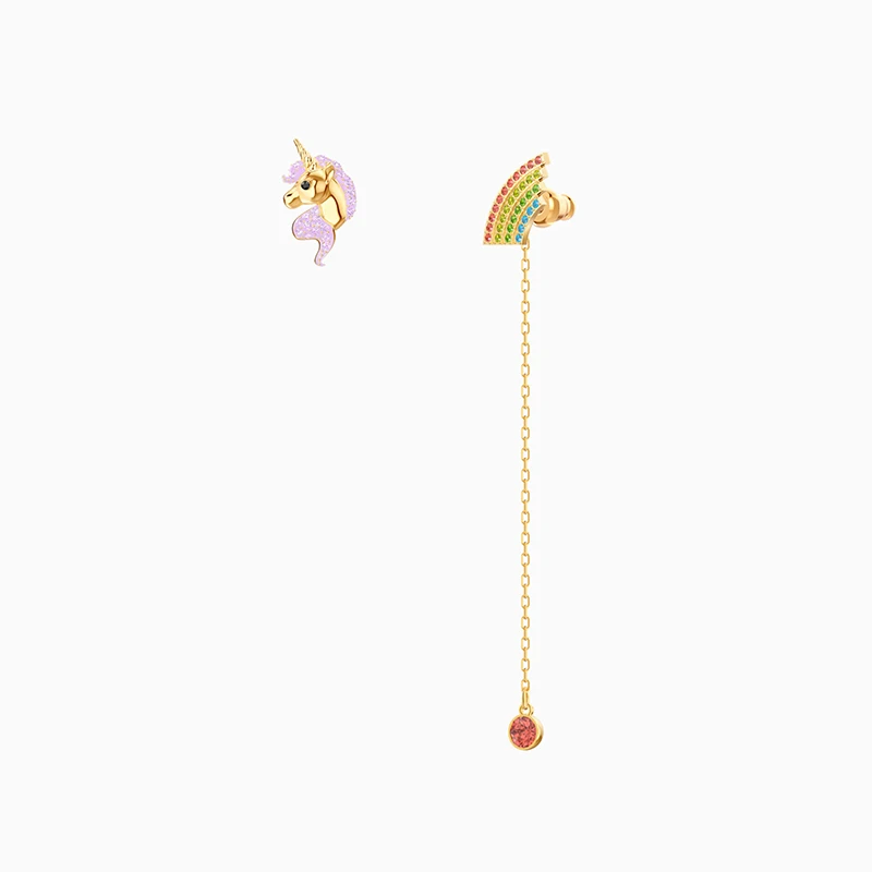 

2021Fashion Swa Earrings, New Unicorn Gold Earrings Outside The New World, Rainbow Unicorn Decoration, Women'S Jewelry Gifts