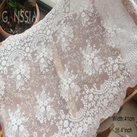 1 yard width41cm retro style flowers embroidery laces table flag trimming lace for garmenthome textile accessoriesss 2481