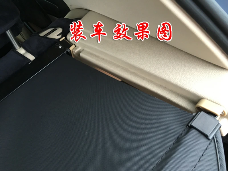 Черный цвет задний багажник защитный щит выдвижной грузовой Чехол Tonneau Крышка