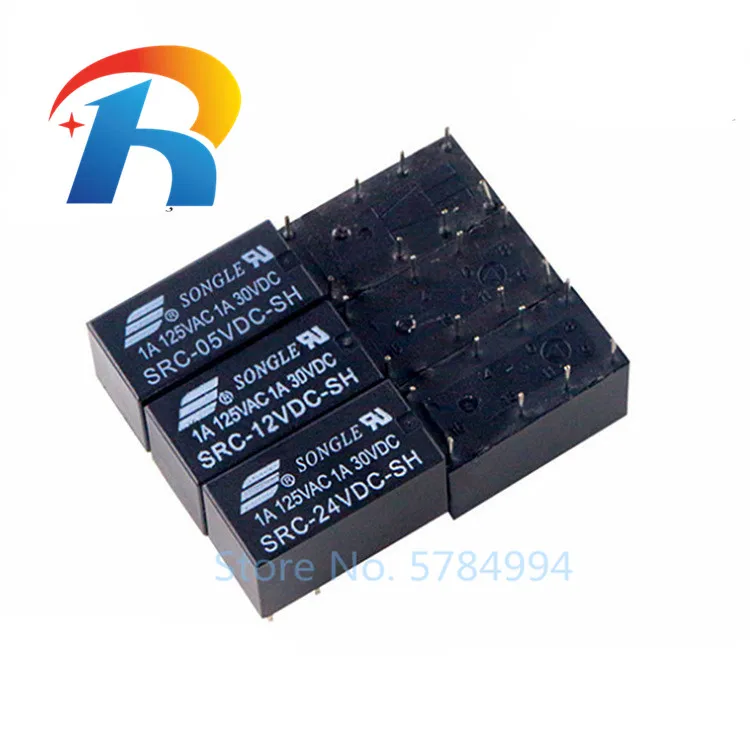 5 шт./лот Новое реле Φ два открытых и закрытых 1A 8PIN