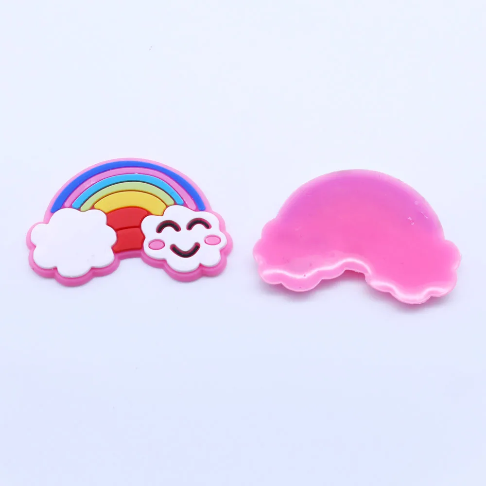 20 ПВХ серии радуги наклейки на холодильник Рюкзак украшения мобильного телефона