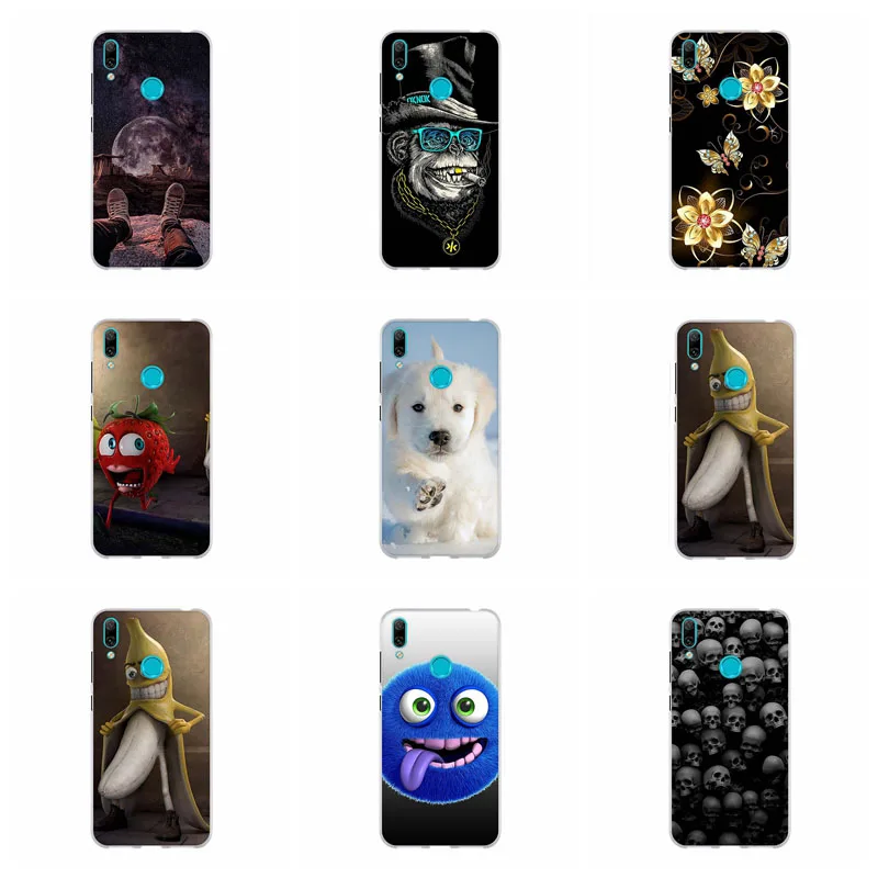 Чехол для huawei Y7 Y7 Pro Y7 Prime чехол для телефона TPU для huawei Enjoy 9 защитный чехол 6,26 дюйма силиконовый чехол