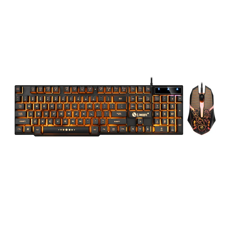 Проводные игровые клавиатуры и мышь GTX300 с английским USB интерфейсом набор
