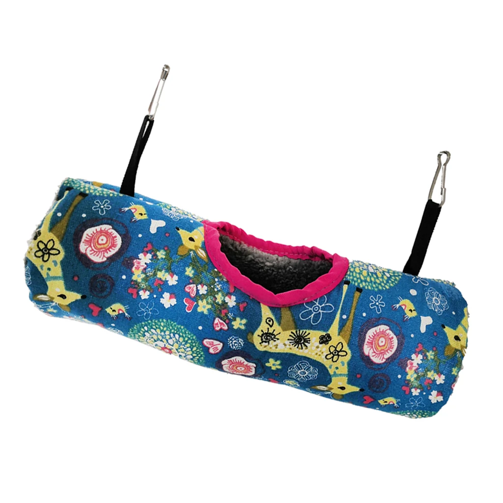 Маленький питомец туннеля игрушечный гамак пещера домик для хомяка сахар планер