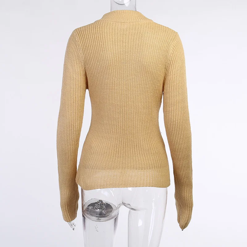 

Solid Knit Sweater Women 2020 Fall Winter Fashion Basic Cardigan Zip Up Long Sleeve Cute Tops Jacket 2020