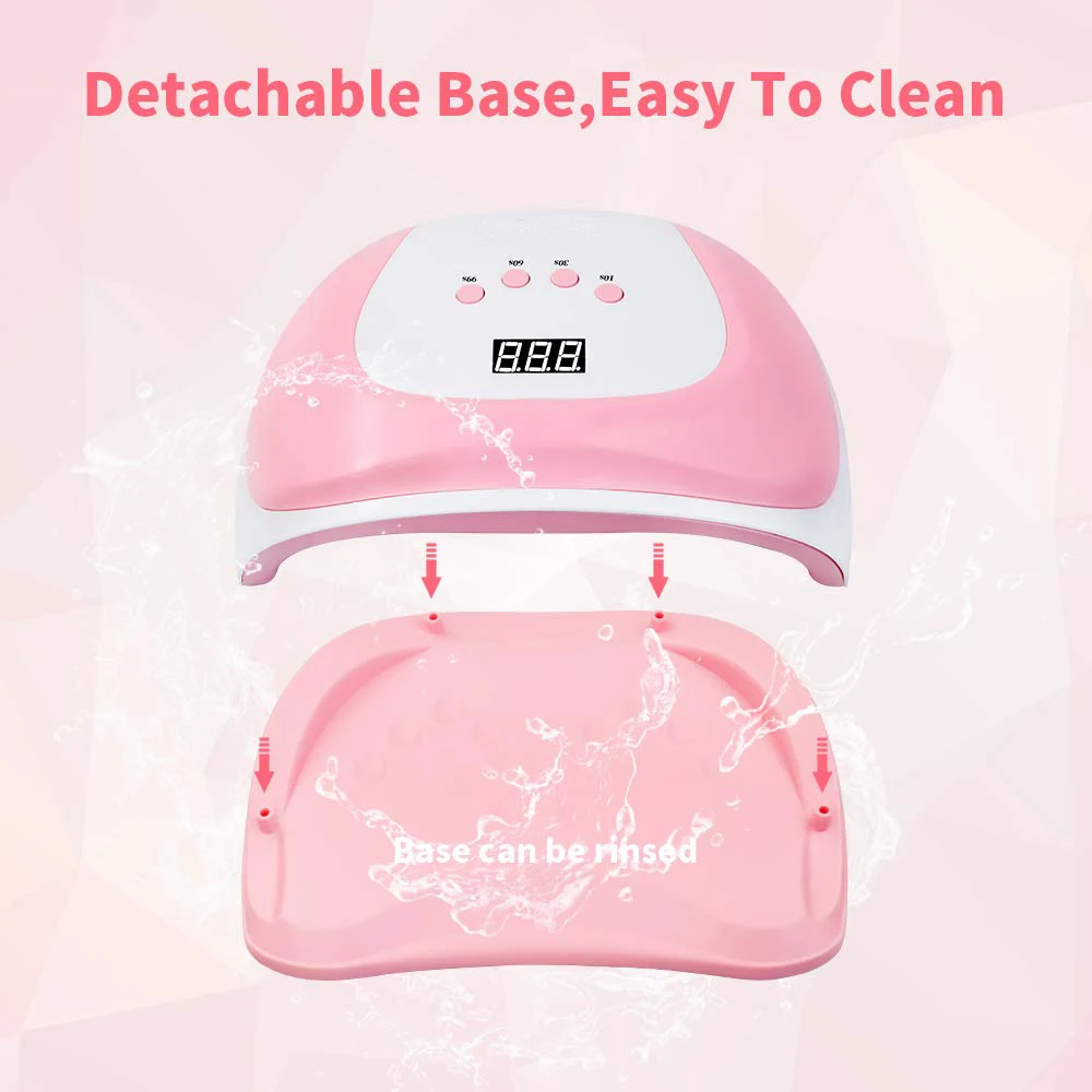 

108W 54pcs LEDs UV Lamp LED Nail Dryer For All Gel Polish Dual Power Quick Drying With Auto Sensor Manicure Salon Lamp