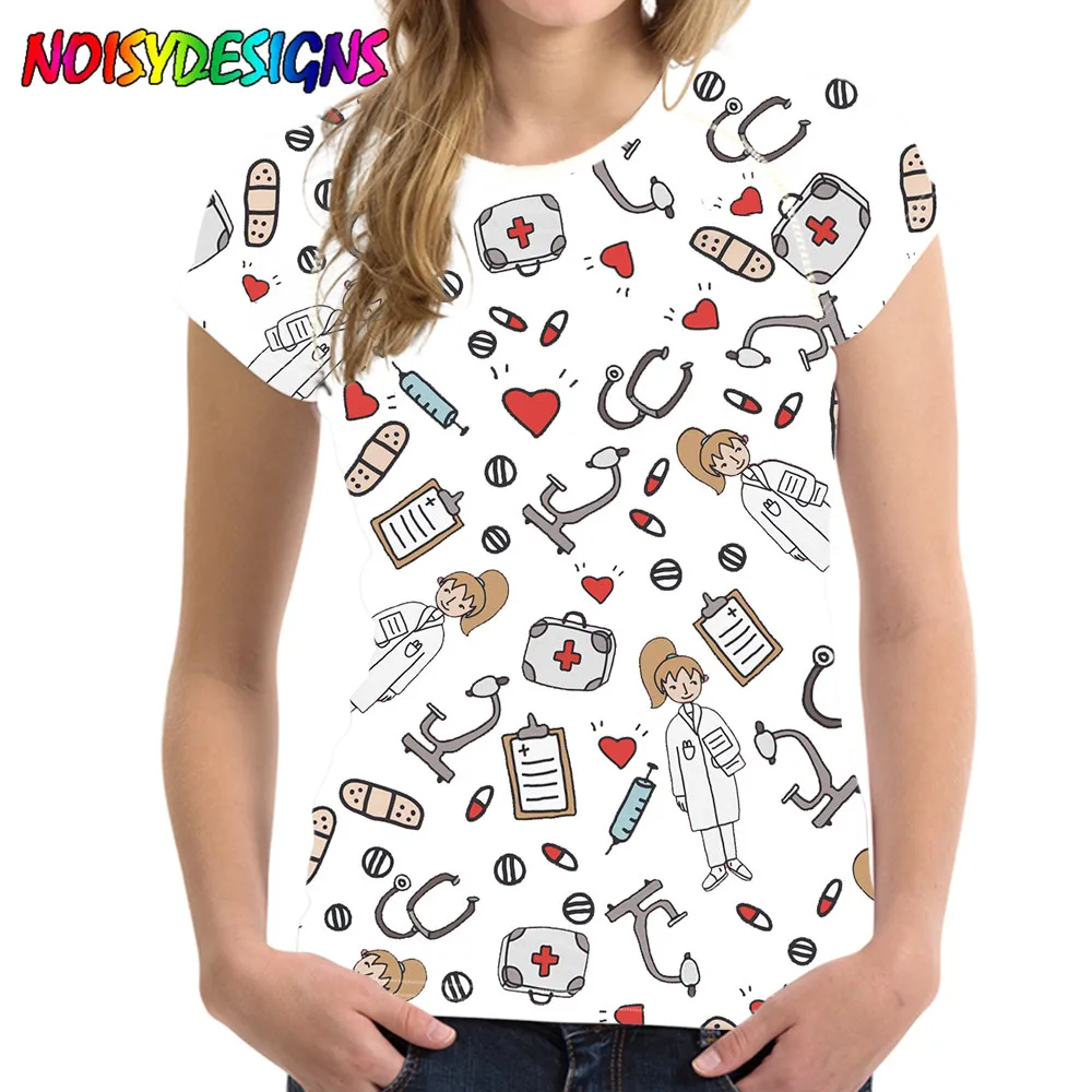 Женская летняя футболка с коротким рукавом принтом и |