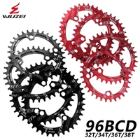 wuzei prowheel bicycle round oval chainwheel mountain chain wheel for alivio m4000 m4050 m672 m782 gx 96mm