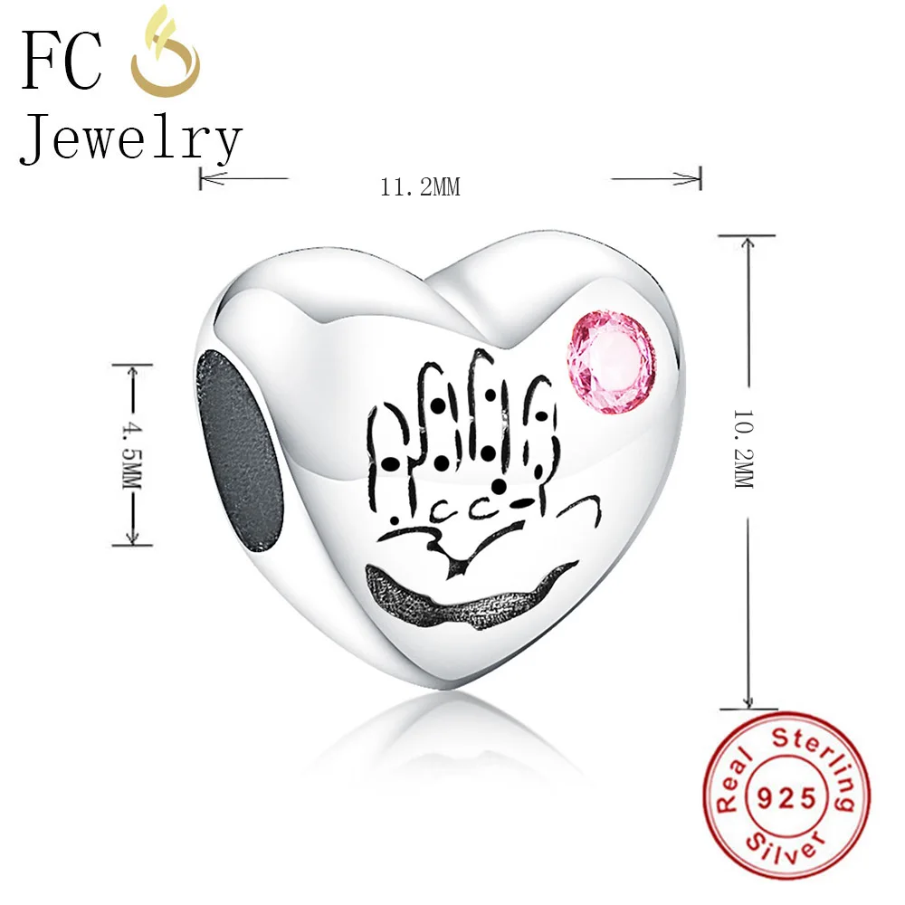 FC ювелирные изделия подходят оригинальный бренд Шарм браслет 925 серебро ребенок