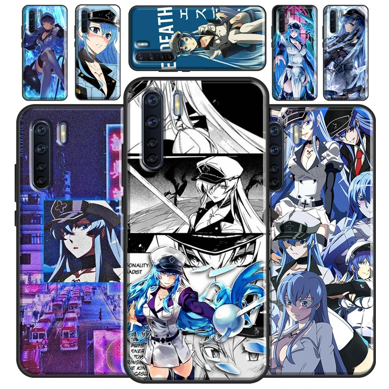 Чехол Esdeath Akame Ga Kill для OPPO A5 A9 2020 A31 A53 A52 A72 A15 A83 A91 A93 A1K A5S Find X3 Pro Reno2 Z чехол - купить по