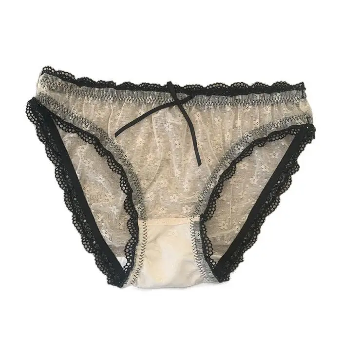 

Sweet Plus Size Lingerie Sexy Underwear Women Lace Mesh Pack of Panties Transparent Thong Briefs 10pcs Cute Women's Underpants