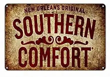 

Metal Sign Original Southern Cozy Family Bar Cafe for Indoor and Outdoor Wall Decoration Vintage Metal Ticket 8x12 Inches