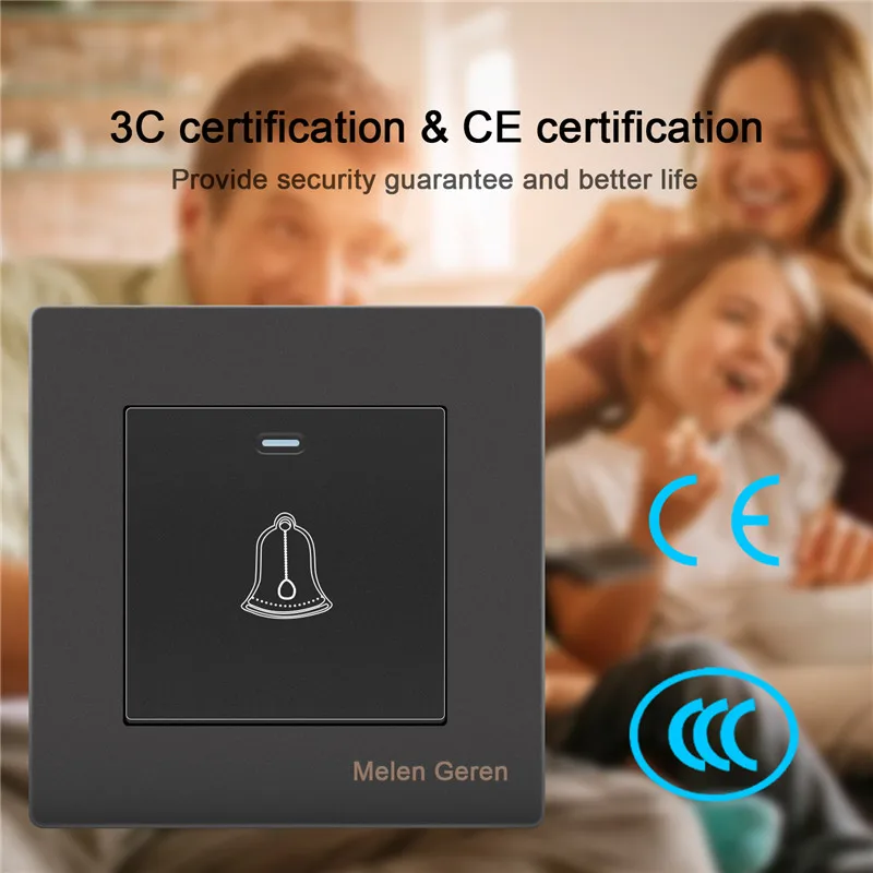 Высококачественная водонепроницаемая розетка для дверного звонка настенный