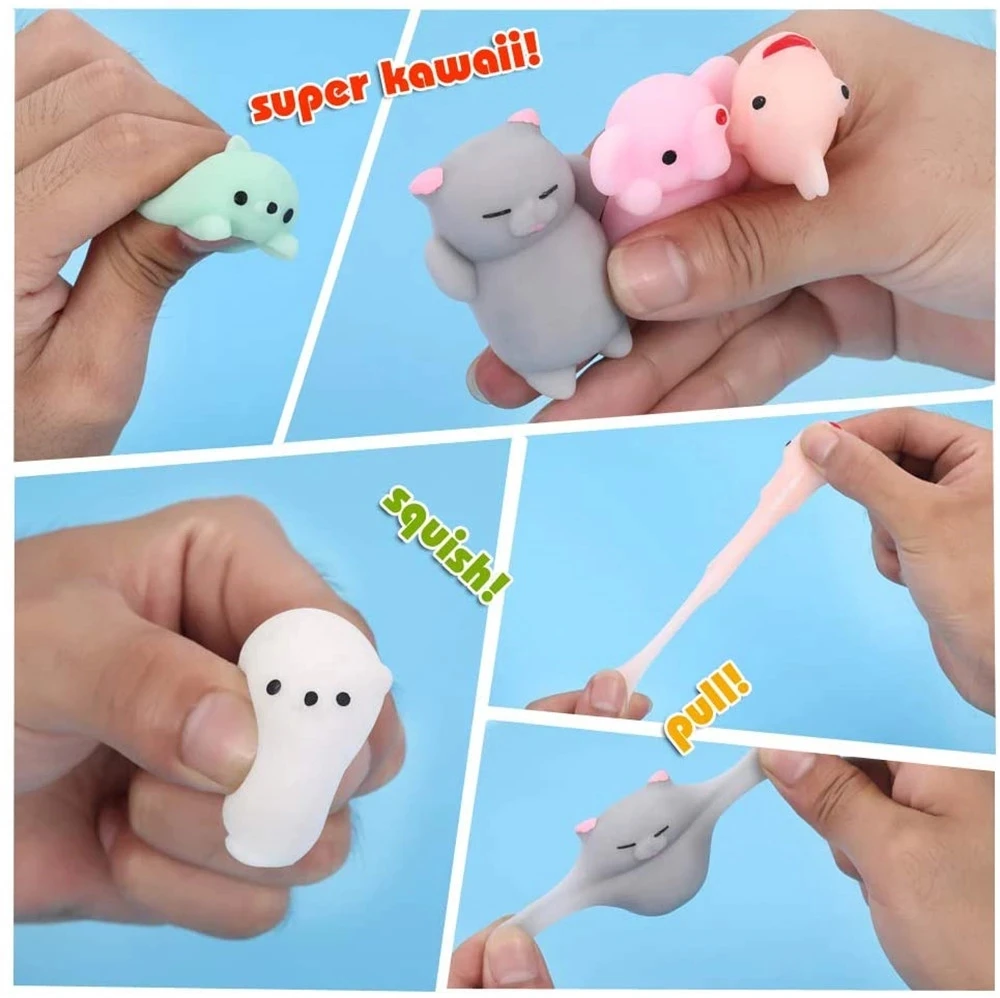 15/24/32 шт. сувениры для вечеринки детей Mochi мягкая игрушка moji детская вечеринка