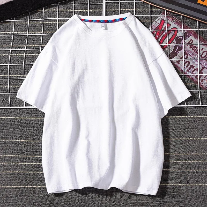 Мужская футболка карамельных цветов однотонная простая Универсальная с