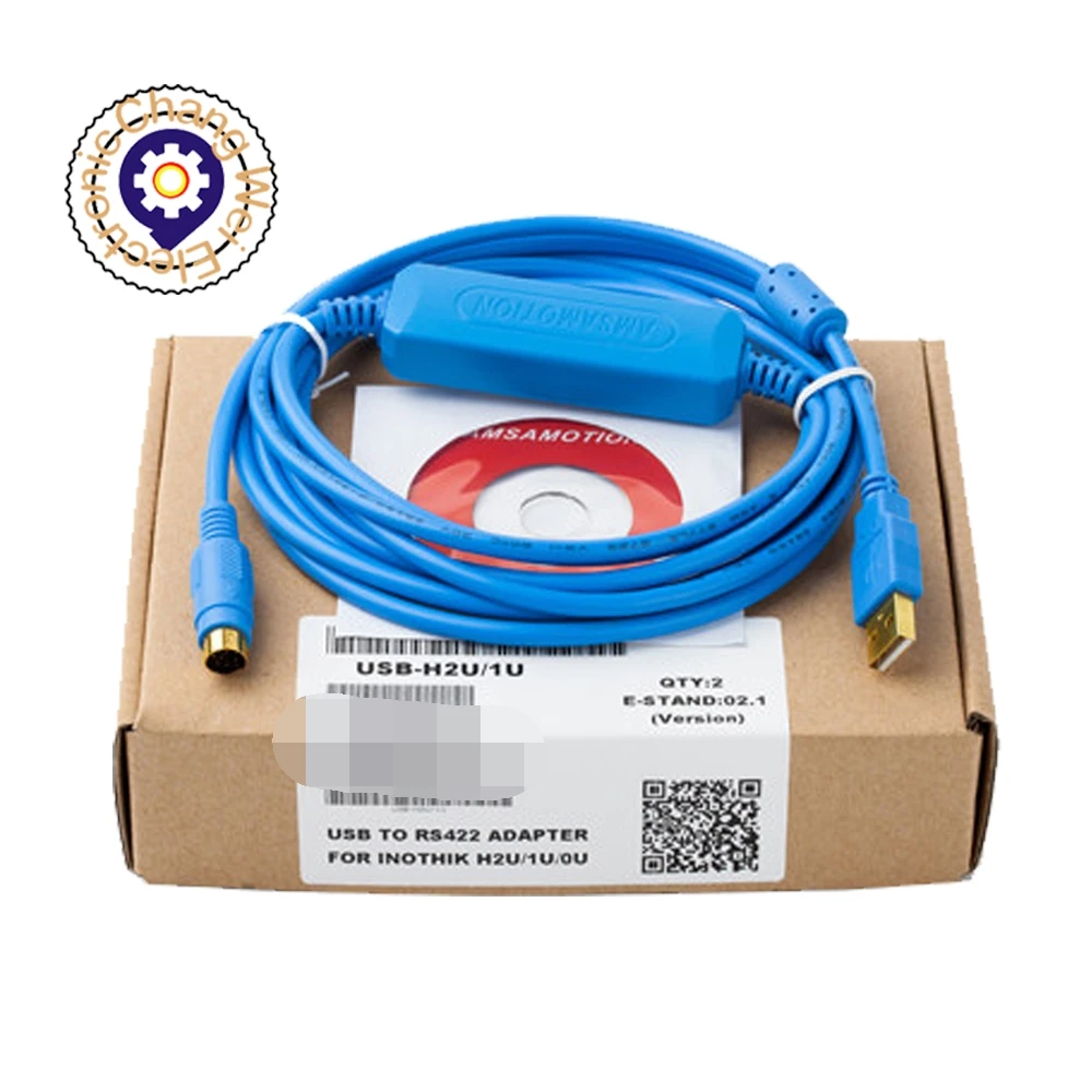 

Applicable to Inovance H0U/H1U/H2U series PLC programming cable/data/download cable USB-0U-H2U/1U