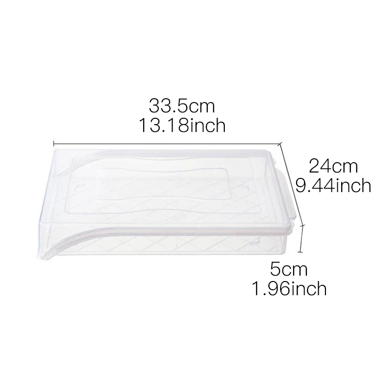 Прозрачный лоток для хранения пельменей домашний кухонный Организатор